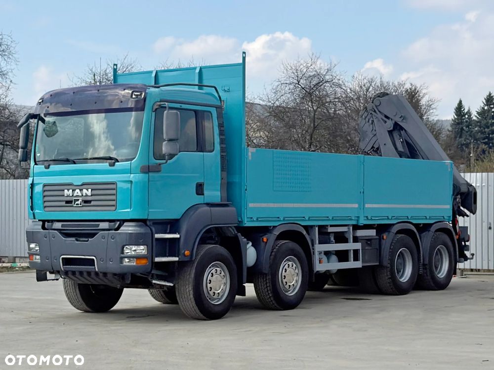MAN TGA 41.440 * Skrzynia 1,80 m + HIAB 288 E - 7 HIDUO + PILOT / 8x4 - 4