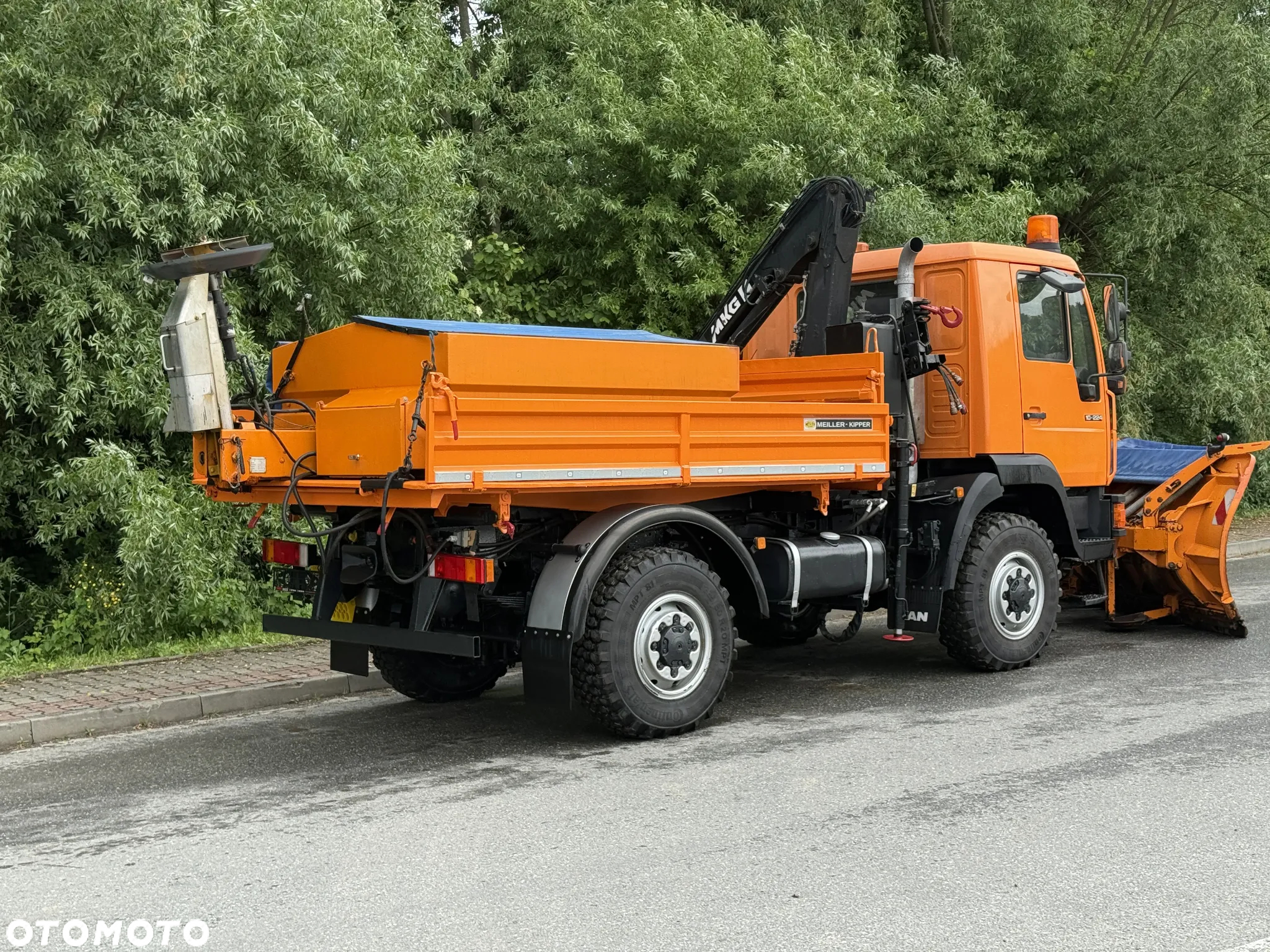 MAN * MAN LE 10.220 *Kiper Wywrotka * 4x4 * Pług Piaskarka * Zimowe Utrzymanie * Sprowadzony * HDS MKG * - 25