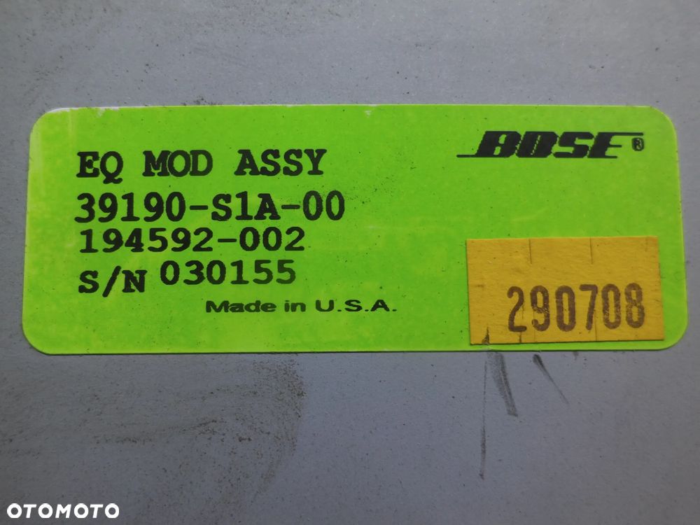 WZMACNIACZ AUDIO BOSE DO HONDA ACCORD VI 6 - 39190-S1A-00 - 2
