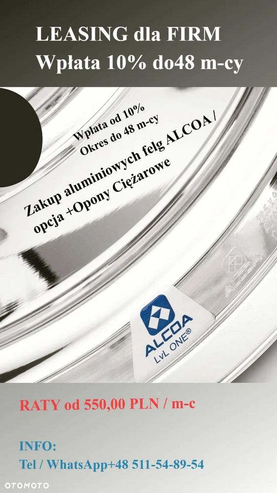 KOSZTY FV / LEASING NA FELGI ALCOA / Ciagnik siodłowy / Naczepa / Przyczepa / Autobus - 5