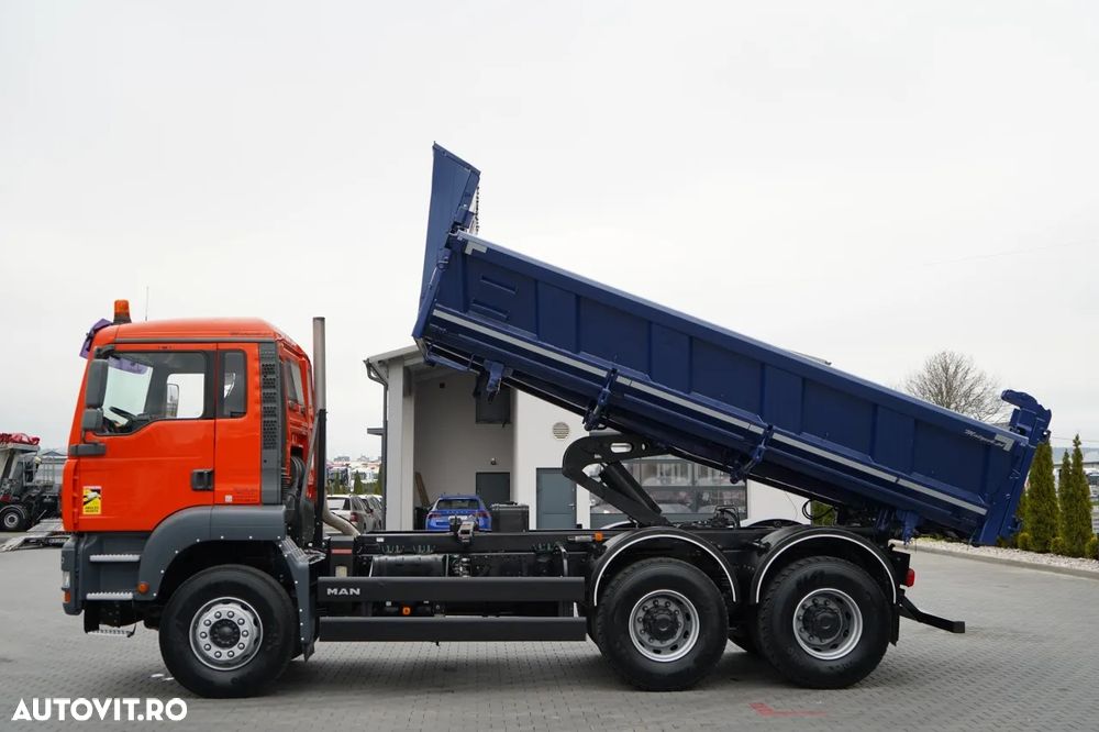 MAN TGA 33.350 / 6x4 / BASCUNĂ / BASCUNĂ HIDRODOXICĂ / MEILLER KIPPER / BORDMATIC / MANUALĂ / IMPORTATĂ - 3