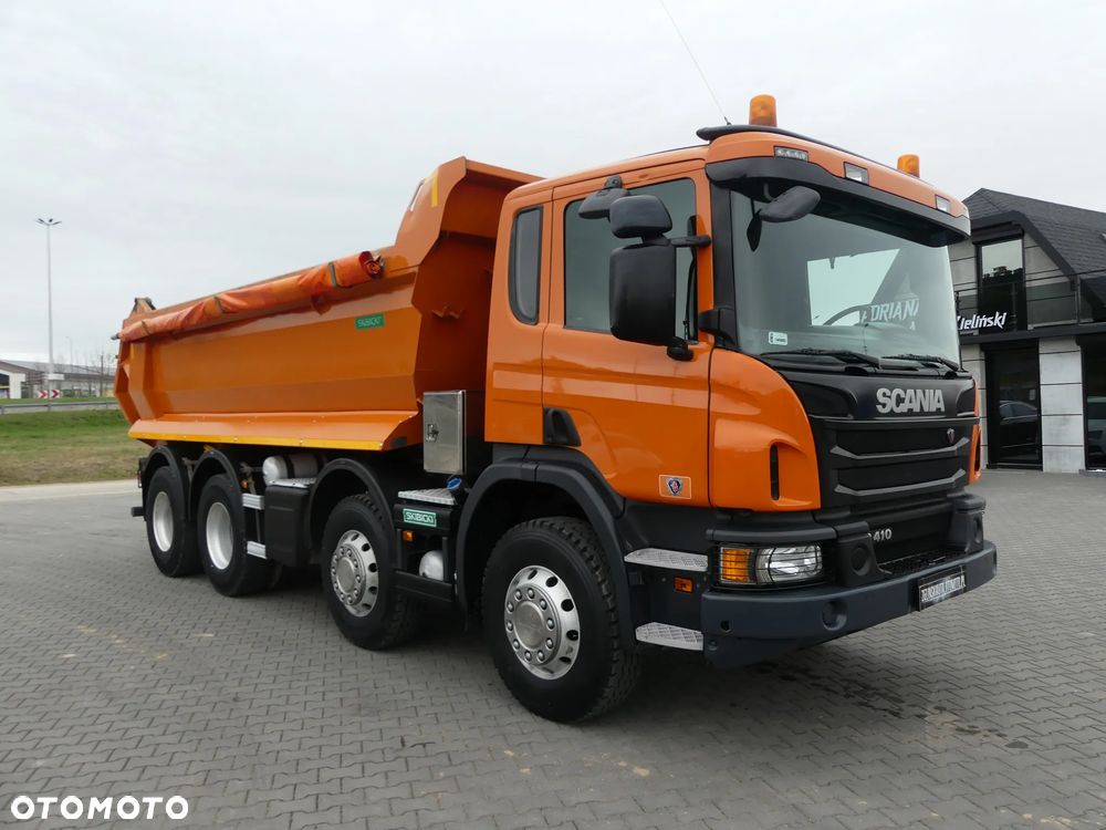 Scania P410 8x4 / WYWROTKA / ALUFELGI / MANUAL / EURO 6 / - 19