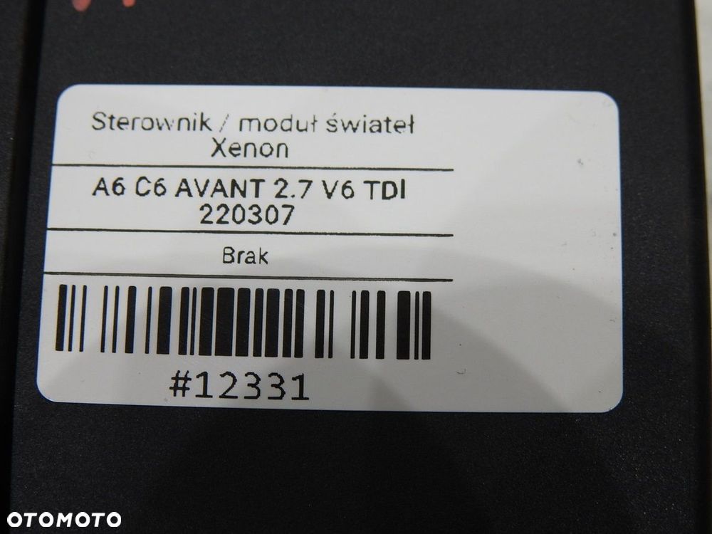 MODUŁ STEROWNIK ŚWIATEŁ AUDI A6 C6 - 8