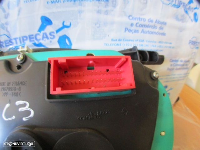 Quadrante 8200336243F RENAULT KANGOO I EXPRESS FASE 2 2007 1.5DCI 70CV 4P BRANCO KM/H  DIGITAL - 4