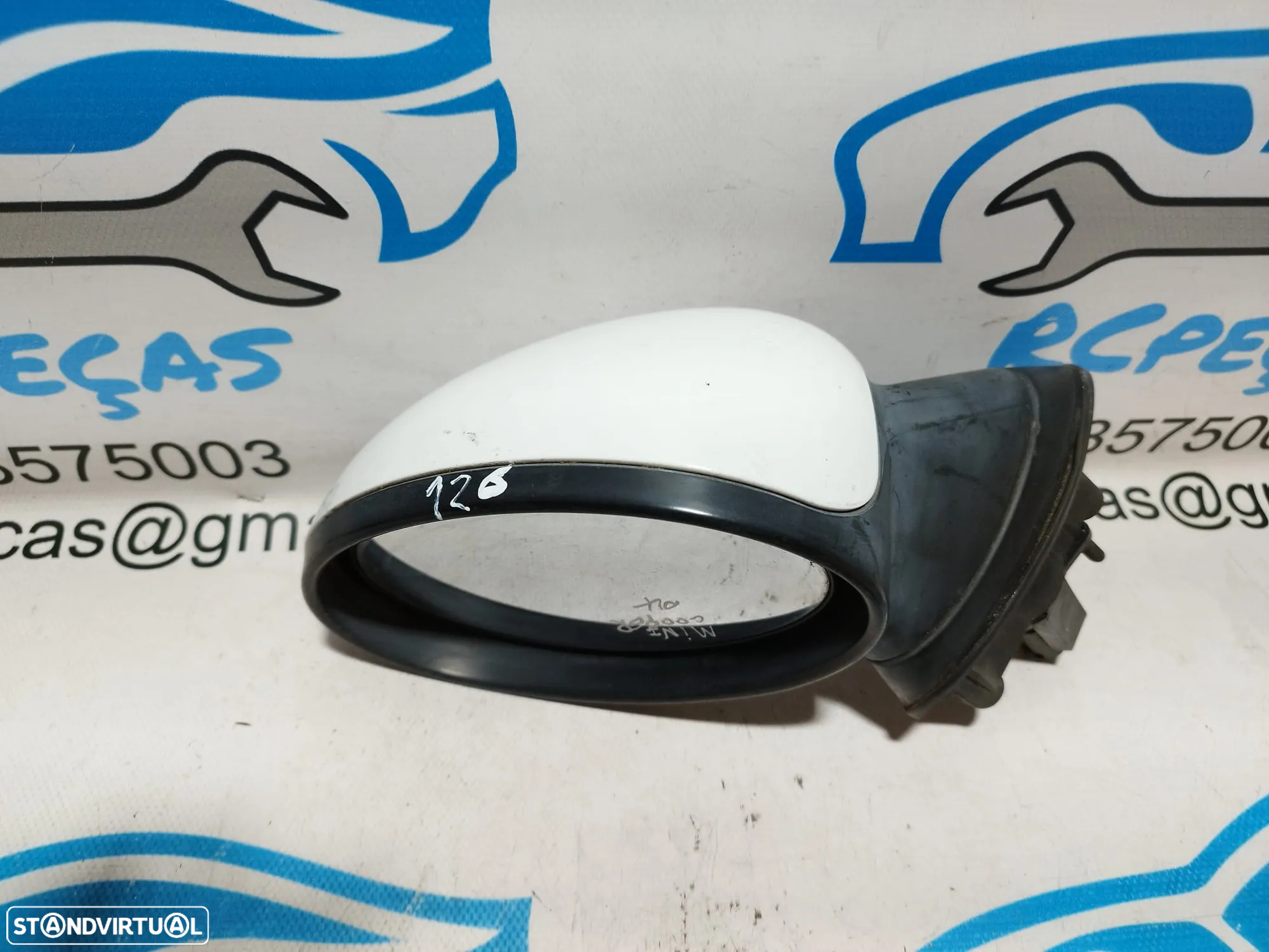 ESPELHO RETROVISOR ESQUERDO MINI COOPER R55 CLUBMAN 51162755635 2755635 R55 LCI R56 R56 LCI R57 CABRIO R57 LCI R58 COUPE R59 ROADSTER ELETRICO AQUECIDO ESPELHOS RETROVISORES - 4