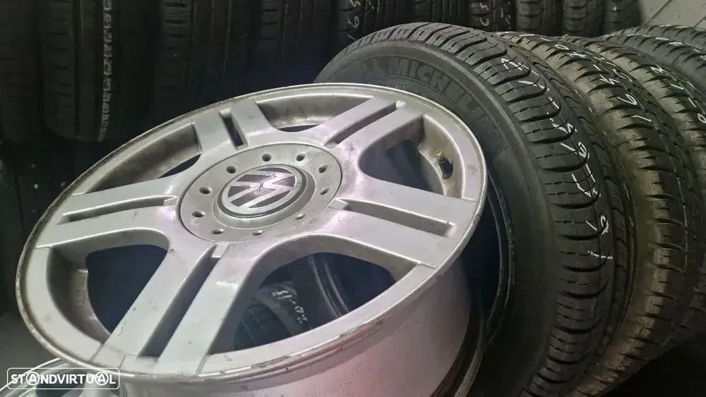 JANTES 16 ORIGINAIS VW PASSAT HIGH LINE USADAS EM BOM ESTADO C/ PNEUS USADOS - 2