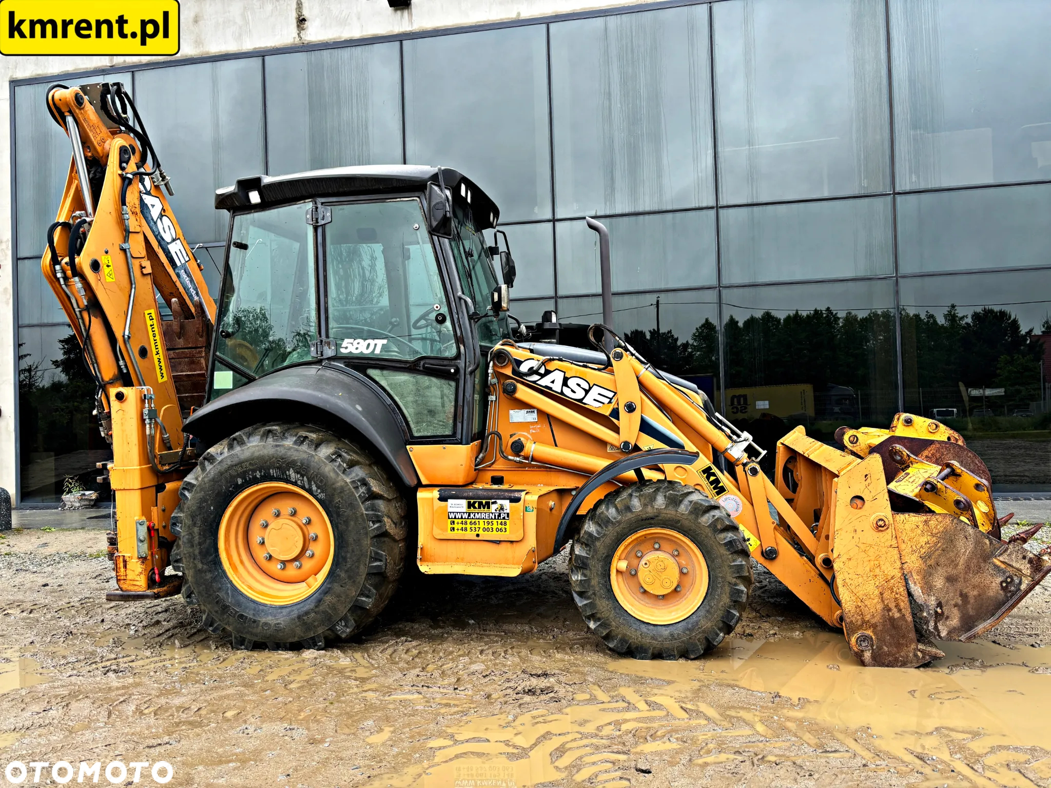 Case 580 T KOPARKO-ŁADOWARKA 2012R. | JCB 3CX CASE 590 CAT 428 NEW HOLLAND 110 - 3