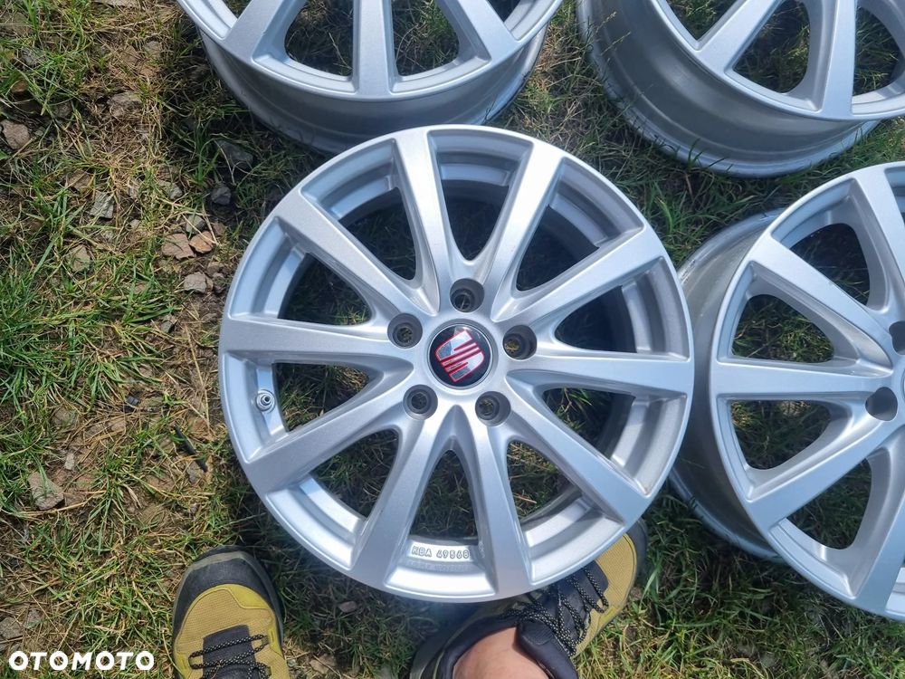 VW GOLF 8,7,TOURAN,CADY,SEAT LEON,SKODA,AUDI alu 6.5x16 ET46 5X112 bdb stan - 8