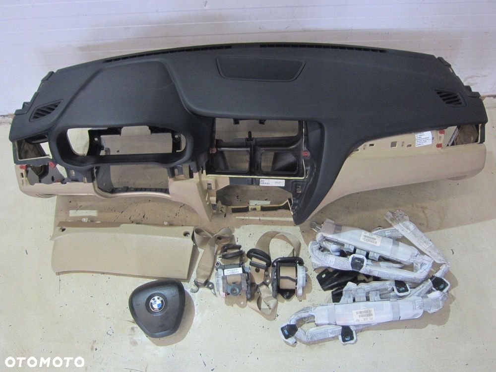 BMW F25 X3 X4 F26 DESKA ROZDZIELCZA AIRBAG BEŻ - 6