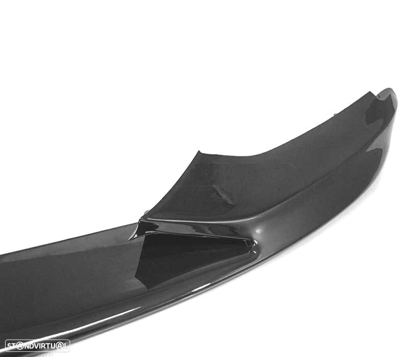 SPOILER LIP FRONTAL BMW F32 F33 F36 LOOK M PERFORMANCE PRETO BRILHANTE - 2
