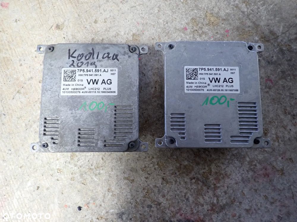 VOLKSWAGEN AUDI PRZETWORNICA MODUŁ LED 7P5941591AJ - 5