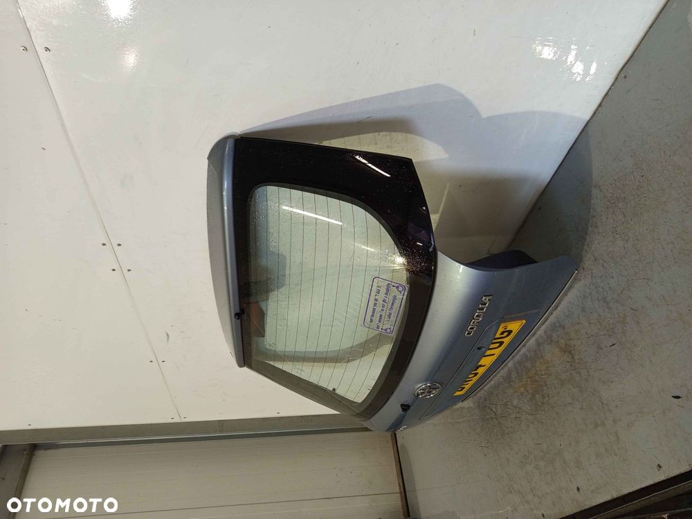 + KLAPA TYŁ TYLNA BAGAZNIKA DO TOYOTA COROLLA E12 8Q3 BŁĘKITNA - 3