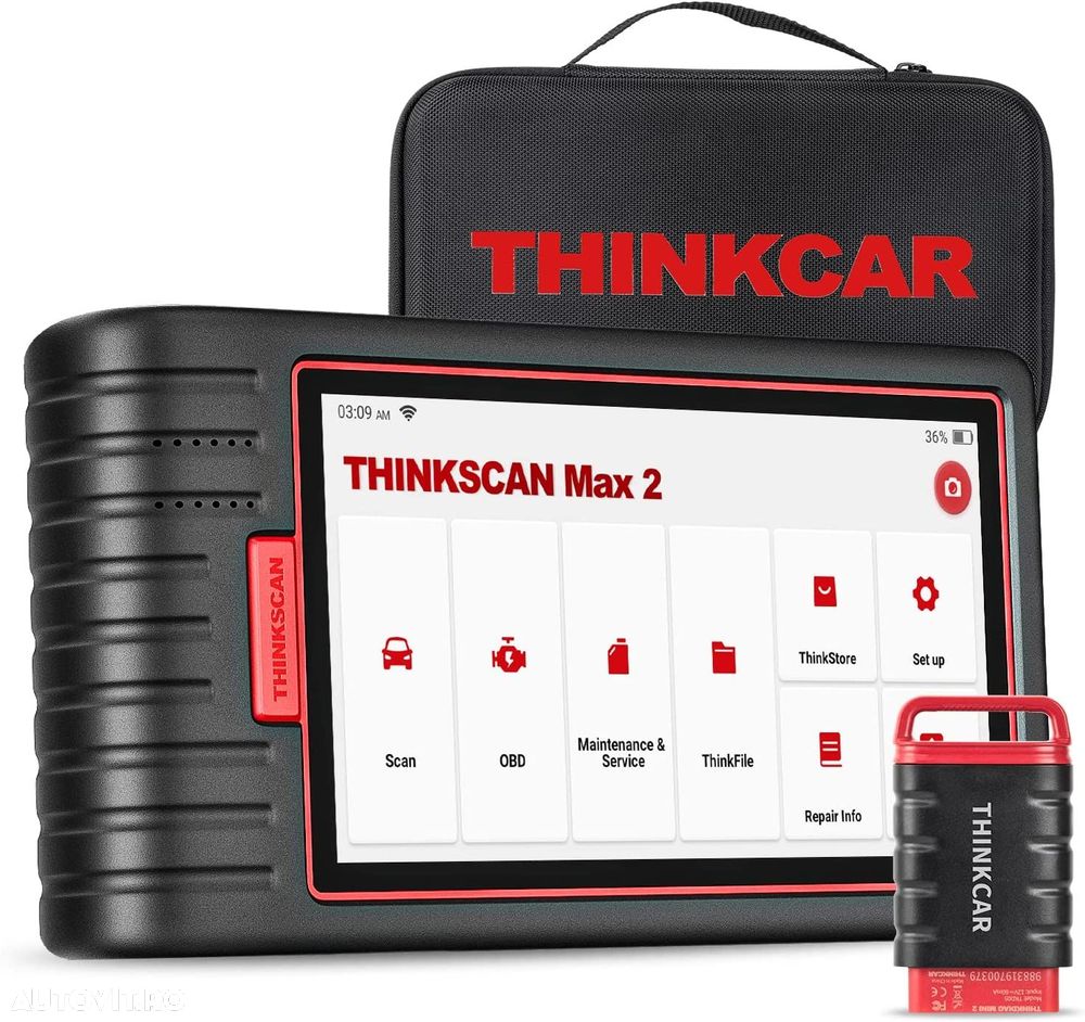 Tester auto THINKSCAN MAX 2: Codare ECU, diagnoza, 28+ functii, BT - 1