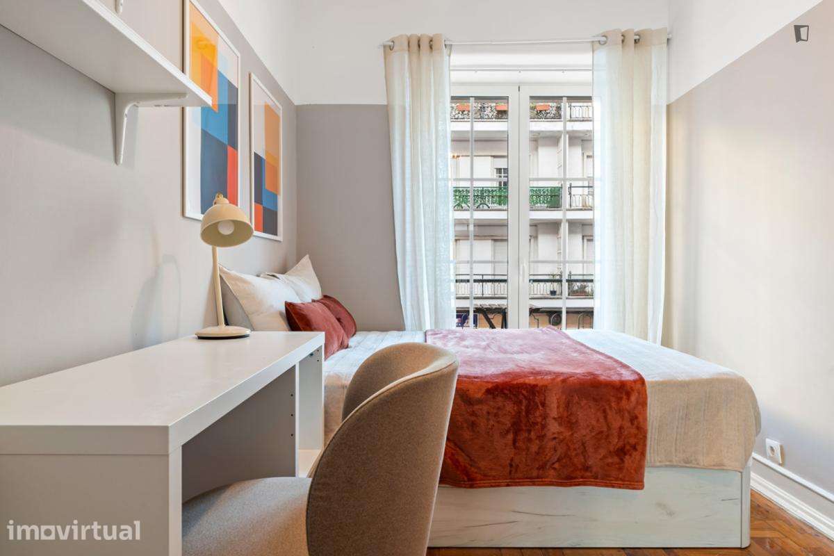 Quarto - localizado em Alvalade Lisbon - Grande imagem: 4/18