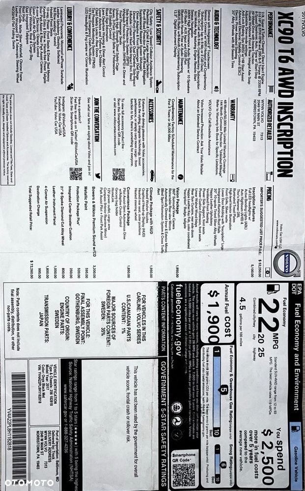 Volvo XC 90 T6 AWD Geartronic Inscription - 28