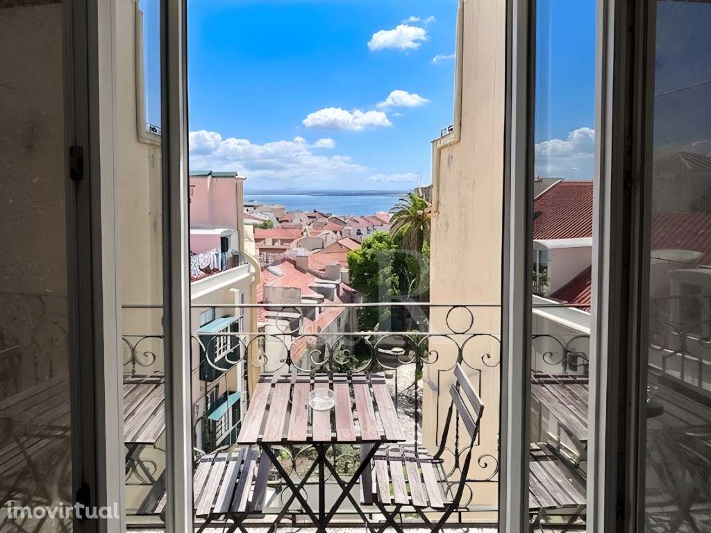 Apartamento T2 com varanda e vista rio no Chiado, Lisboa - Grande imagem: 3/24