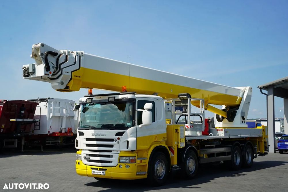 Scania P 380 / 8x4 / Platformă de lucru aeriană / PALFINGER WT 700 / ÎNĂLȚIME DE LUCRU 70 M / - 6