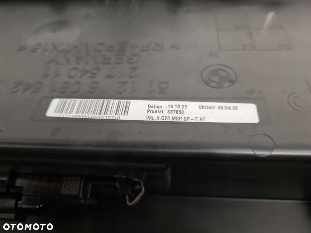 BMW 7 G70 ZDERZAK TYŁ TYLNY 6PDC M-PAKIET C64 - 9