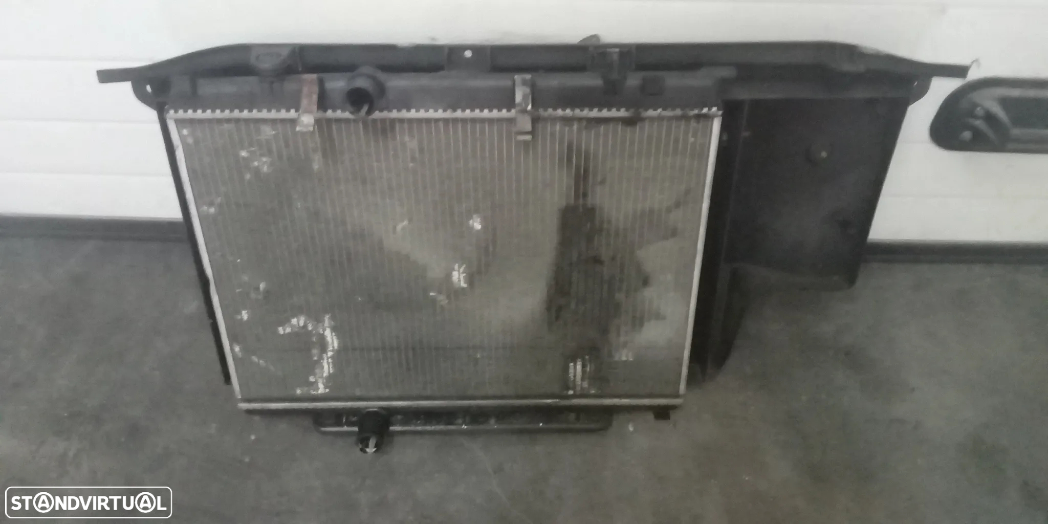 FRENTE EM FIBRA COM RADIADOR E VENTILADOR PEUGEOT 206 1.4HDI 1.9D - 2