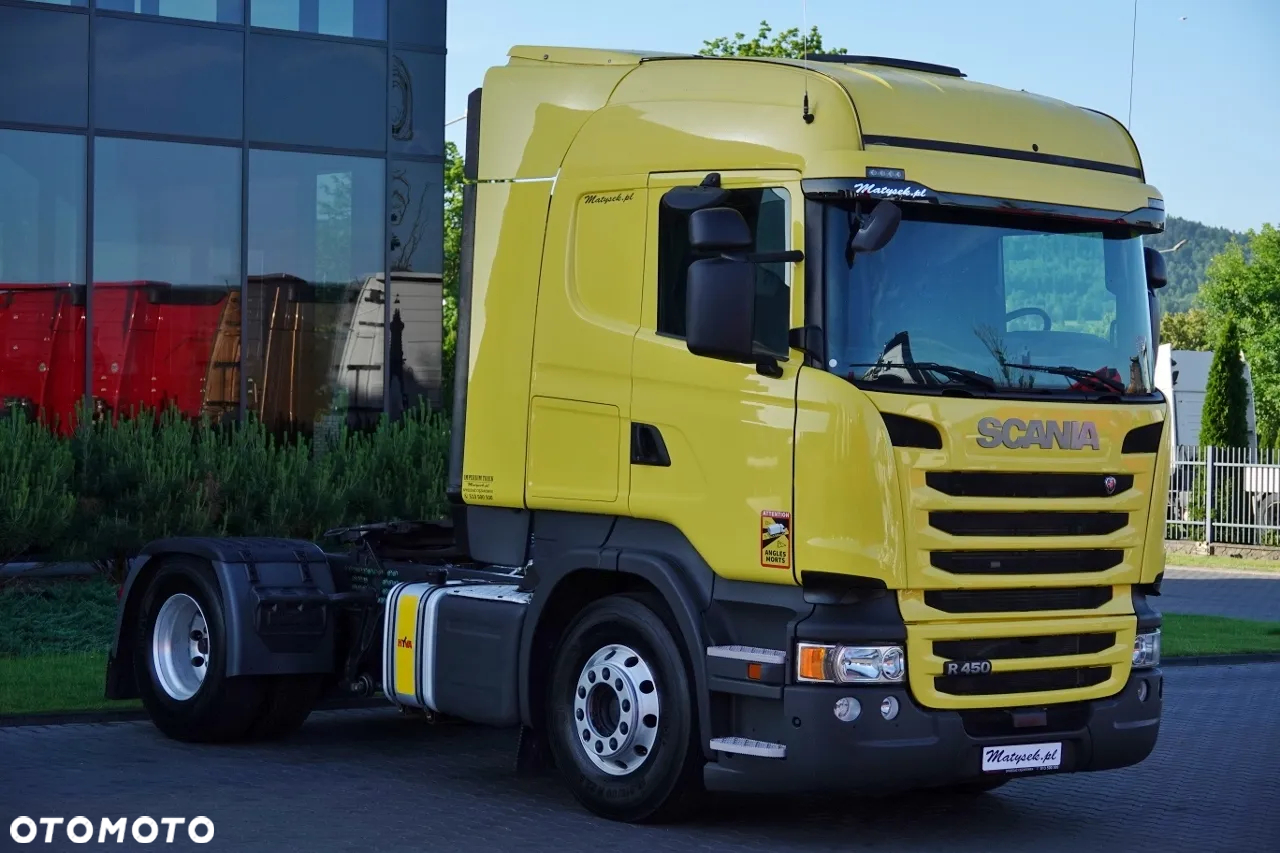 Scania R 450 / RETARDER / HYDRAULIKA  / KLIMA POSTOJOWA  / CAŁA NA PODUSZKACH  / ALUFELGI / SPROWADZONA - 2
