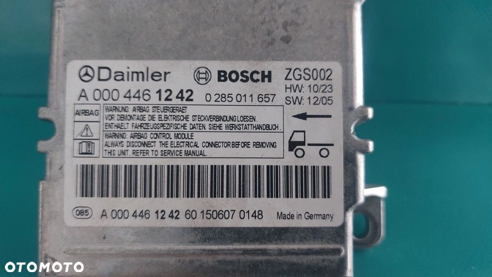 MERCEDES ACTROS MP4 MODUŁ PODUSZKI SENSOR AIRBAG AIR BAG - 3