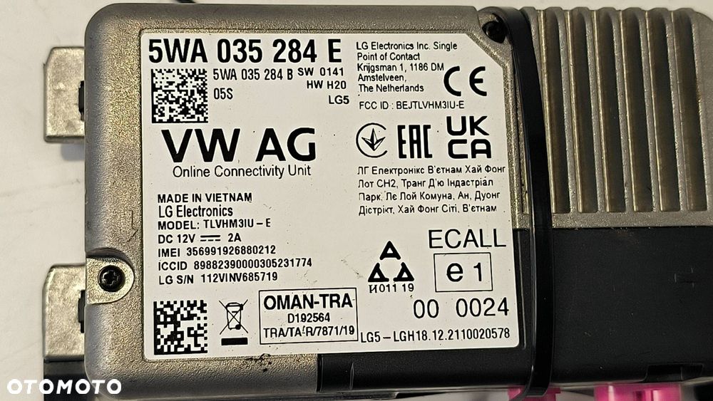 MODUŁ SKODA KAROQ LIFT 5WA035284E - 3