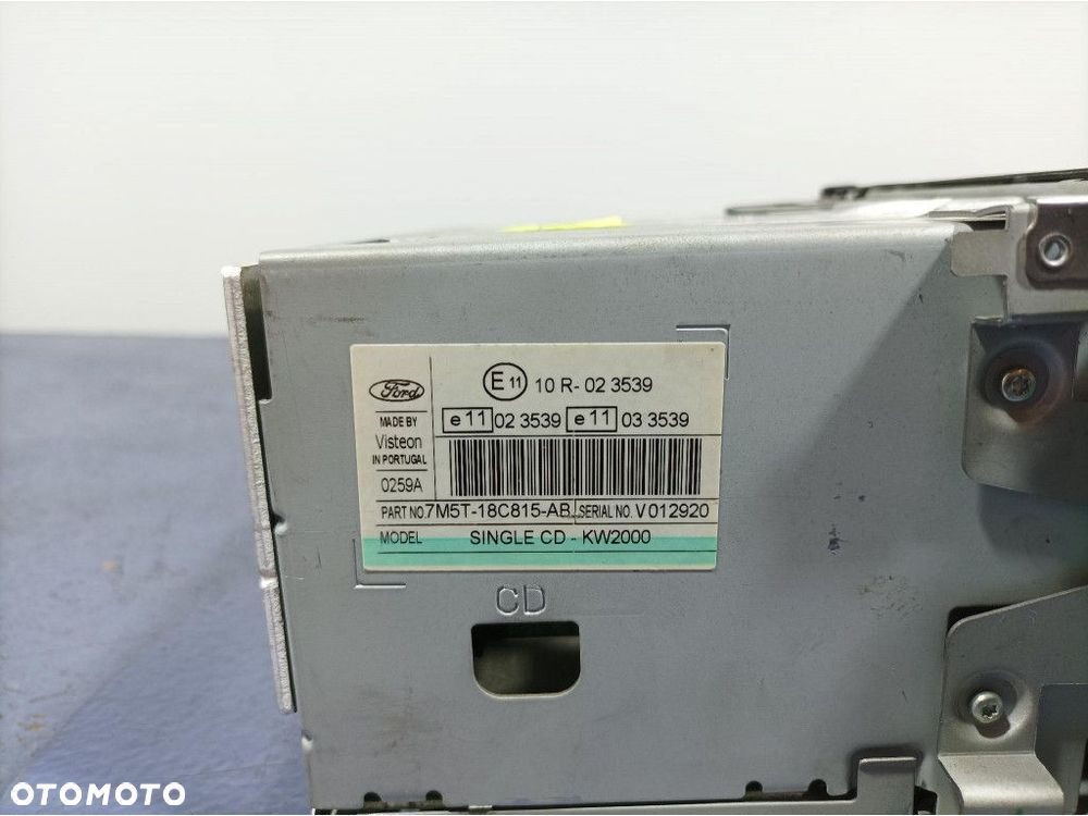 FORD C-MAX MK1 LIFT RADIO ORGINALNE 7M5T-18C815-AB - 5
