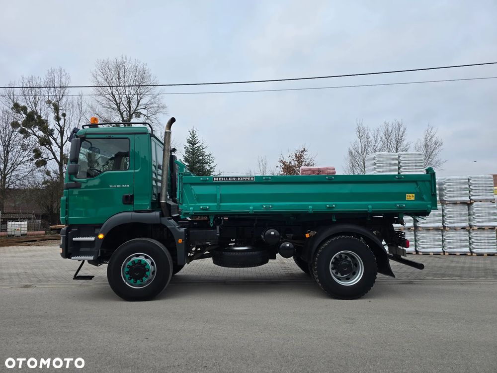 MAN TGM18.340/3 STRONNA WYWROTKA/4X4/134 TYŚ Przebieg!!! - 4
