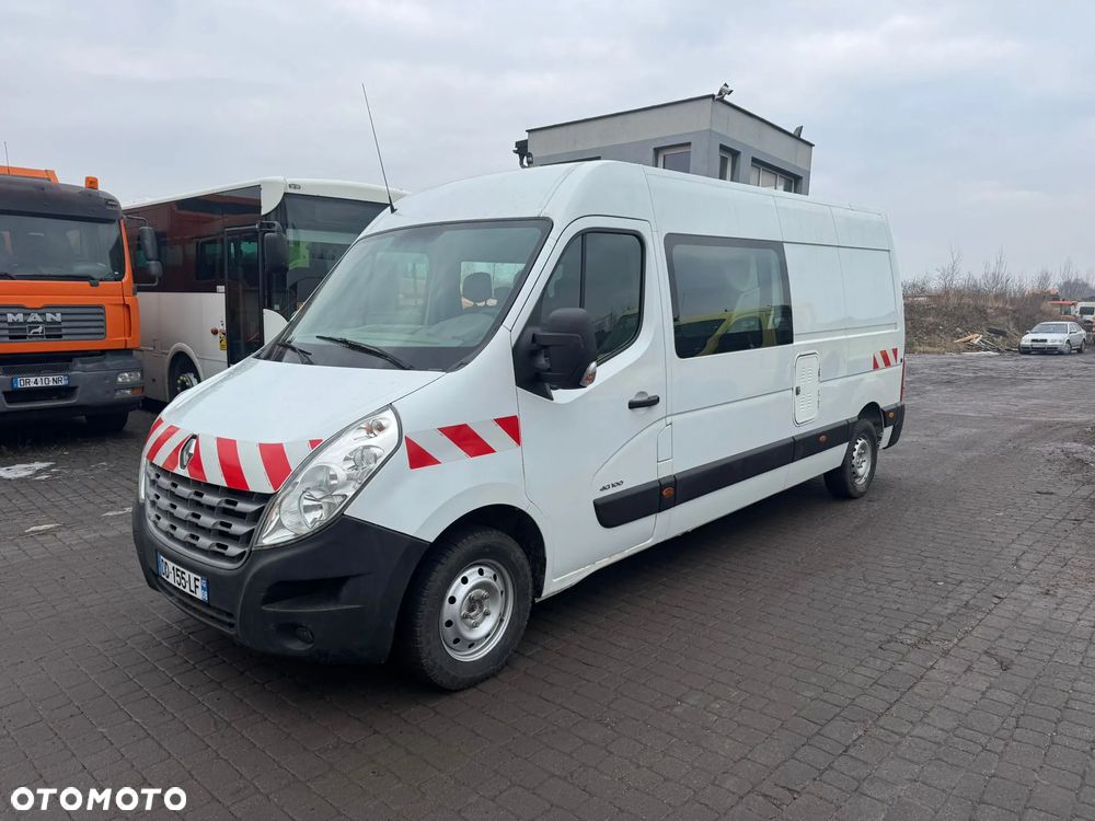Renault Master L3H2 Max Długi Brygadówka 7 Osobowa 2013r. Paka 2.7m - 1