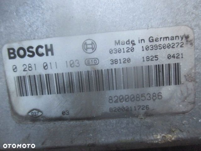 RENAULT ESPACE IV 4 ZESTAW KOMPUTER BLOKADA IMMO KARTA 2.2 dci 8200211726 - 2