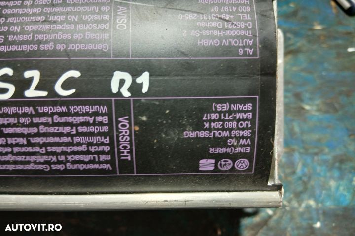 Airbag pasager 1J0880204K 1J0880204K Volkswagen VW Golf 4 [1997 - 200 - 4