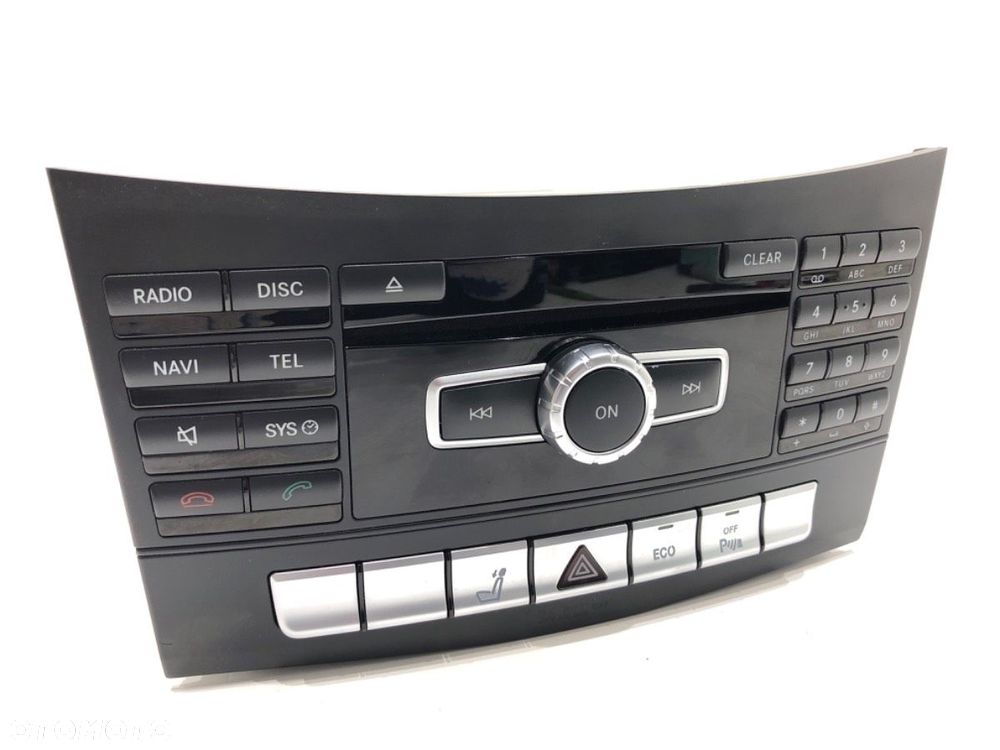 RADIO  MERCEDES-BENZ KLASA E (W212) 2009 - 2016 E 250 CDI / BlueTEC 4-matic (212.082, 212.097) 150 - 1