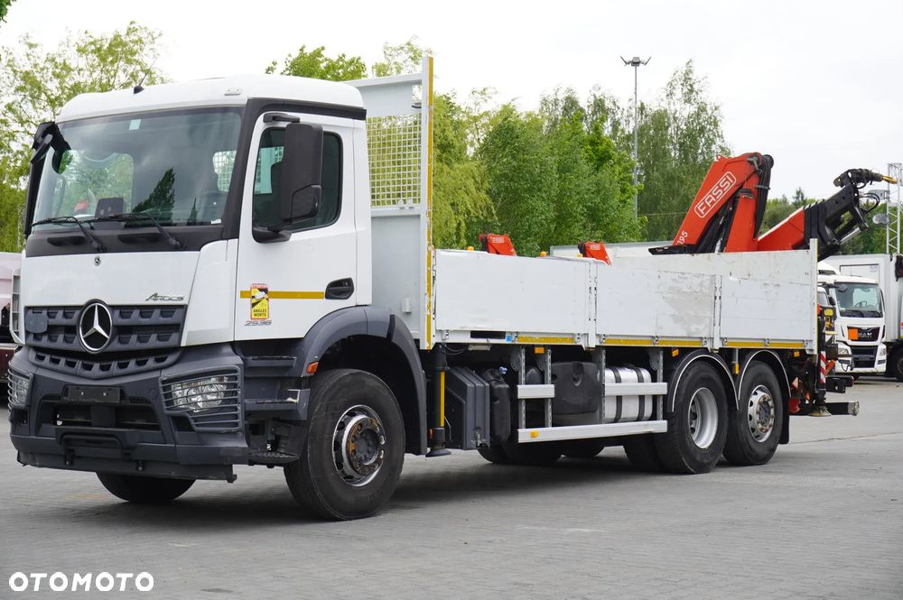 Mercedes-Benz Arocs 2536 6x2 / 200 tys. km / HDS Fassi F195 / Rotator / Pilot / Platforma 17 EPAL - 8