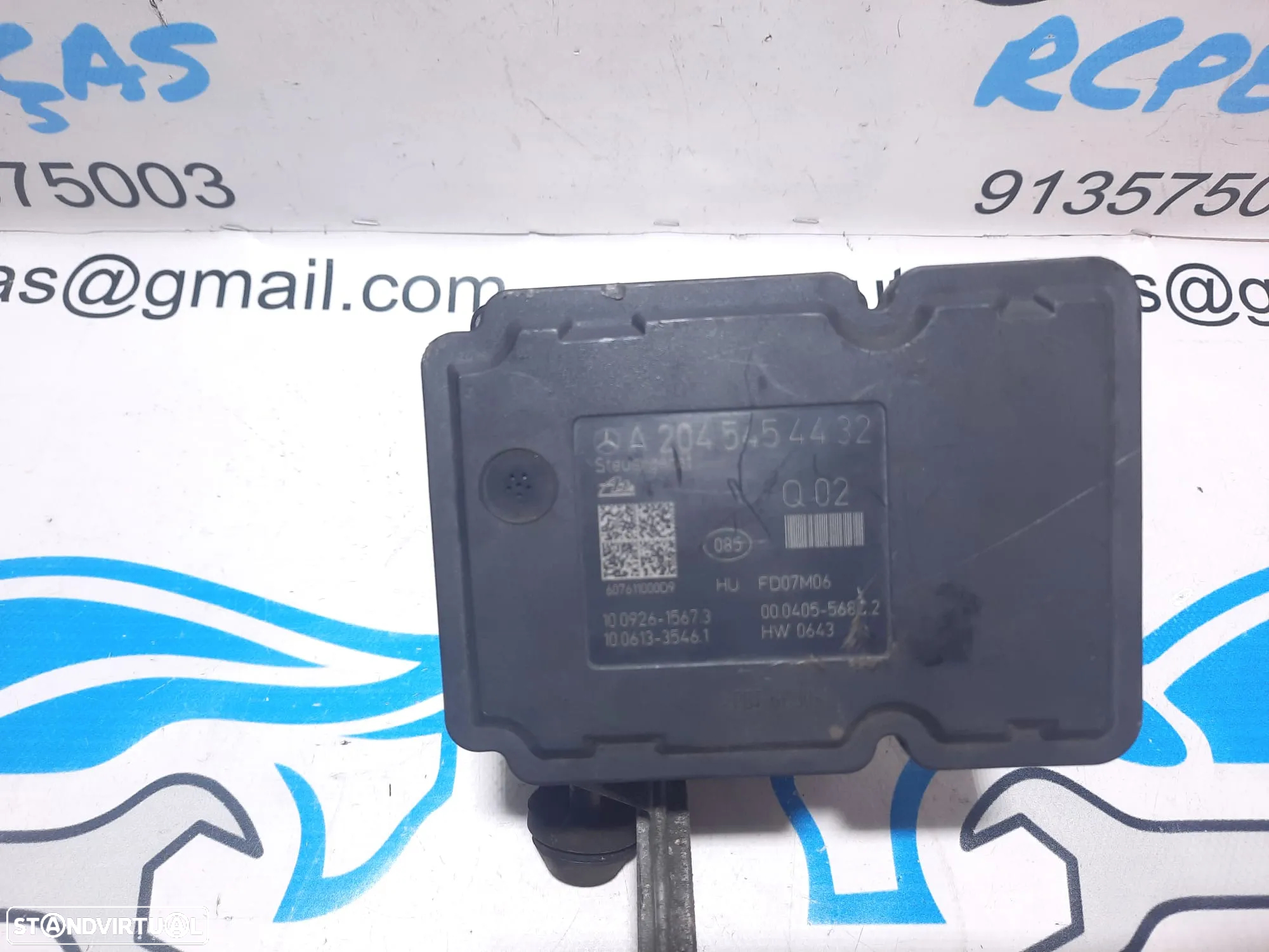 ABS MODULO BLOCO HIDRAULICO MERCEDES BENZ C W204 220 CDI 16V 170CV OM646811 646811 A0064312312 0064312312 10021200954 A2045454432 2045454432 - 7