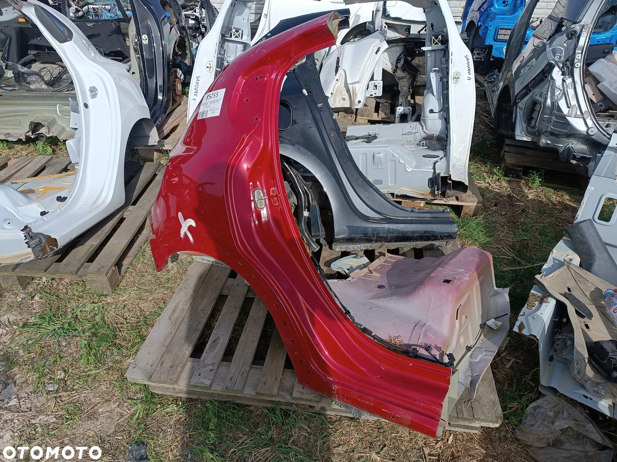 BŁOTNIK PRAWY ĆWIARTKA POSZYCIE CITROEN C3 III - 2