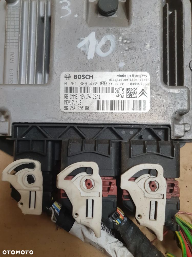 KOMPUTER ECU PEUGEOT CITROEN 0261S06472 9675495080 - 2