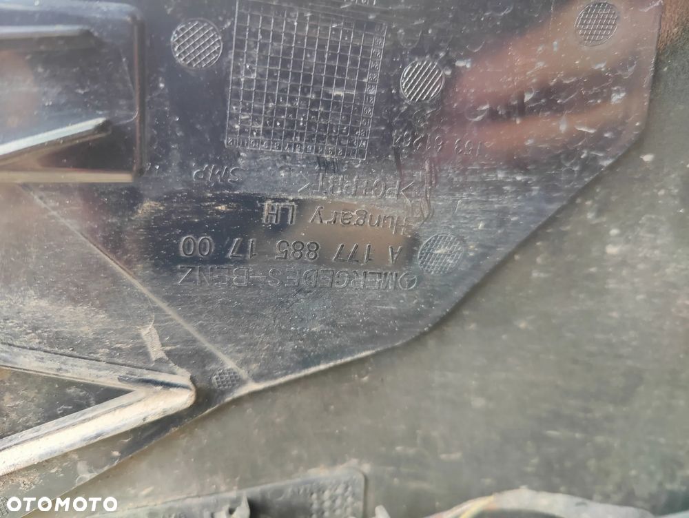 mercedes a klasa w177 zderzak przód przedni amg kod lakieru 696 - 7