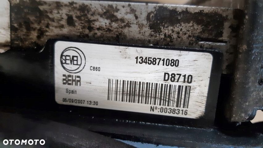 Fiat Ducato III 2.2 3.0 zestaw chłodnic 1342588080 wentylatory - 3
