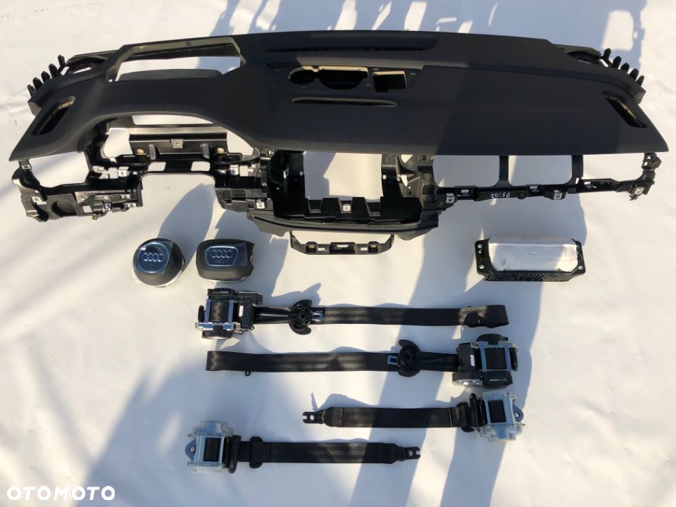 AUDI Q7 4M DESKA Head Up KONSOLA KOKPIT PULPIT PÓŁKA PARAPET PODUSZKI KURTYNY AIRBAG PASY oryginał - 1