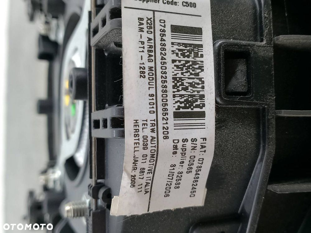 PODUSZKA KIEROWCY, AIRBAG CITROEN JUMPER II 07854862450 30377954E - 3