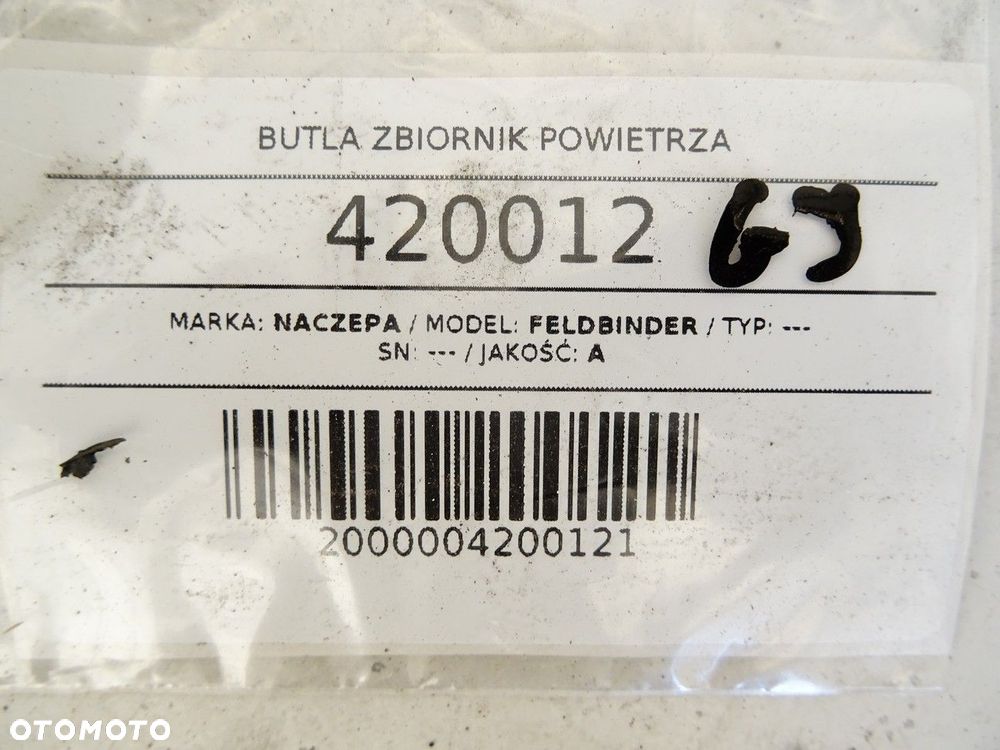 BUTLA ZBIORNIK POWIETRZA  NACZEPA FELDBINDER - 4