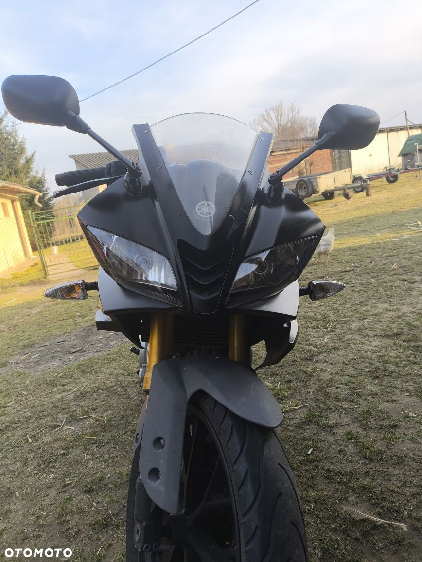 Yamaha Yzf r125 bok czasza owiewka lampy licznik stelaz komplet - 4