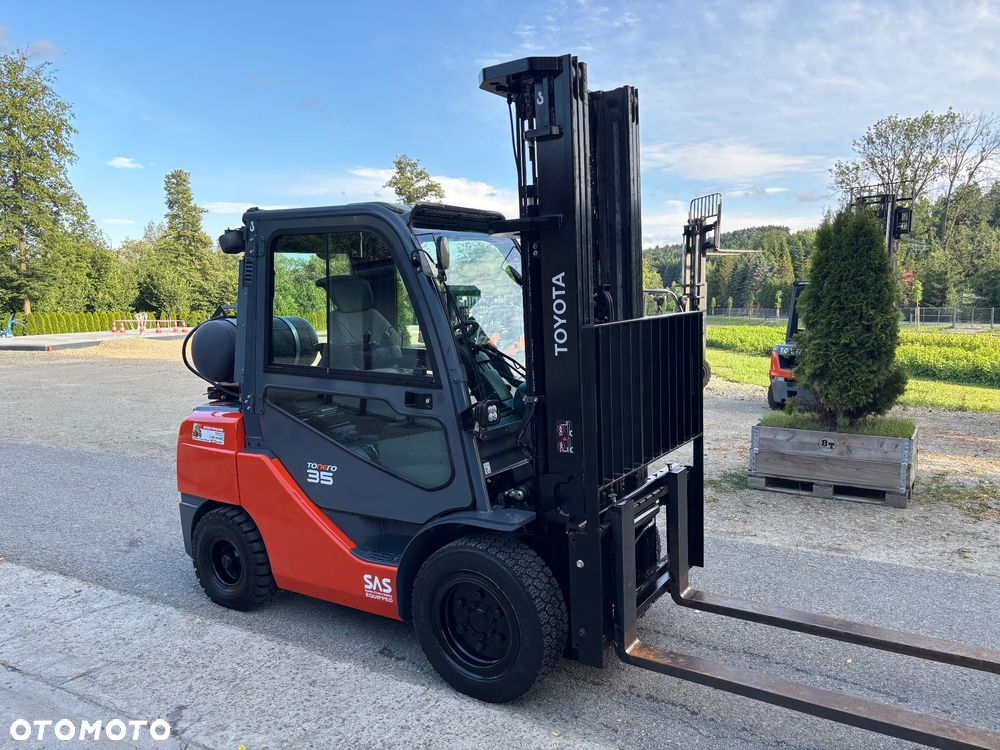 Toyota 8FGJF35 GWARANCJA LPG wolny skok KLIMATYZACJA KABINA DOSTAWA 64 950 NETTO - 4