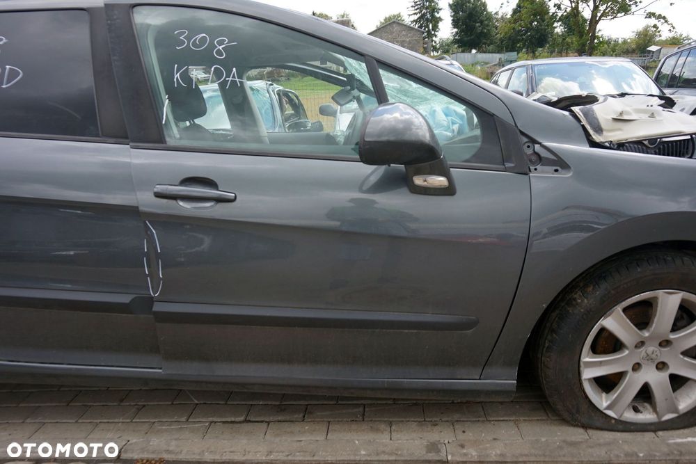 DRZWI PRZEDNIE PRAWE 308 I T7 SW KOMBI KTPD  SZARY PEUGEOT 2007-2011 - 3