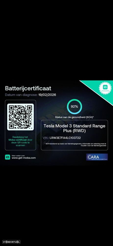 Tesla Model 3 Standard RWD Plus - 20