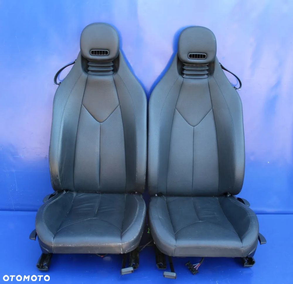 Fotele przednie grzane z nadmuchem Airscarf Mercedes SLK R171 W171 Anglik - 3