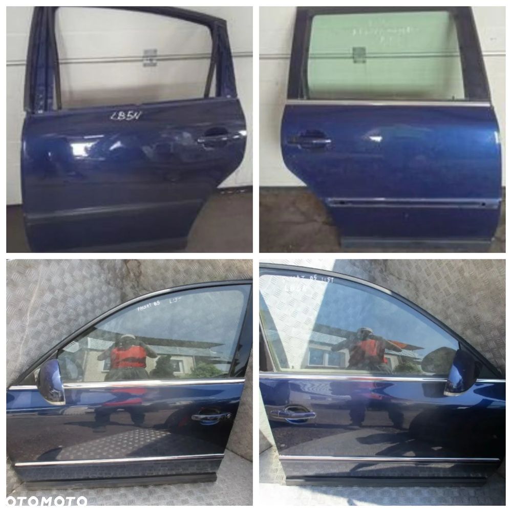 Drzwi lewe prawe tylne przednie VW Passat B5 lift kod lakieru LB5N - 1