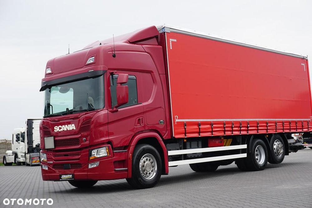 Scania P 280 / ACC / E 6 / FIRANKA + WINDA / 20 PALET / DŁ. 8,2 M / OŚ SKRĘTNA - 22