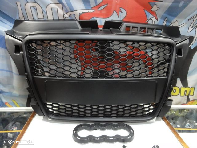 Grelha frontal audi a3 8P 08-12 HATCHBACK / SPORTBACK / CABRIO RS3 look com ou sem simbolo - 5