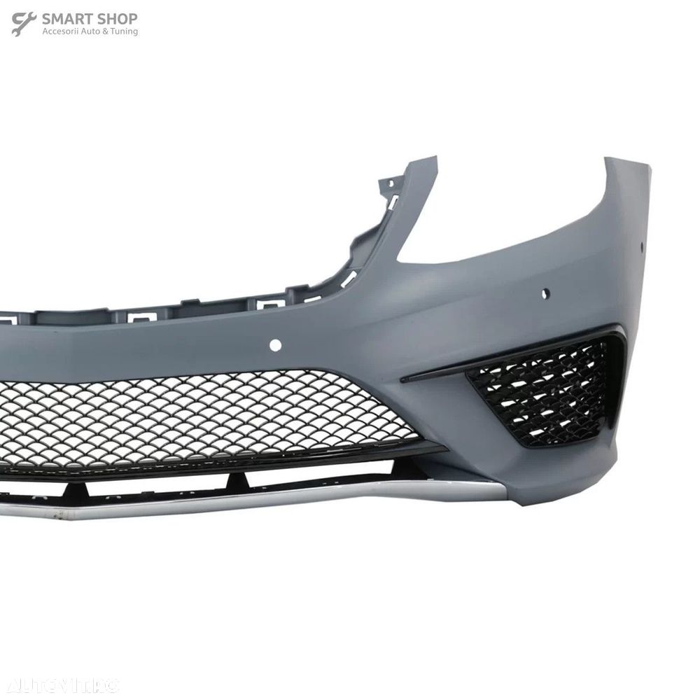 Pachet Exterior cu Grila Centrala Negru Lucios Mercedes S-Class W222 ( - 6